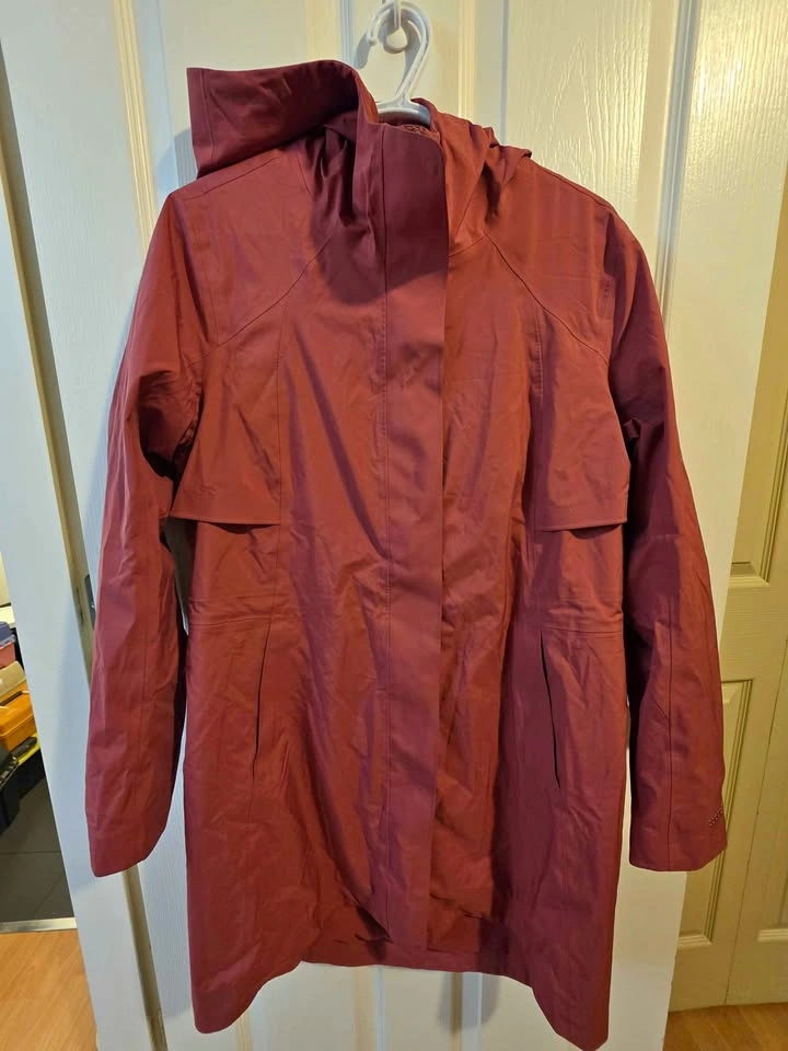 Lulu rain long jacket
