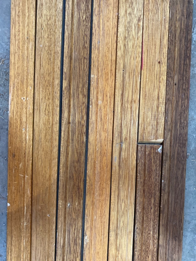 Oak baseboard