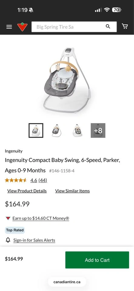 Baby swing - photo 4