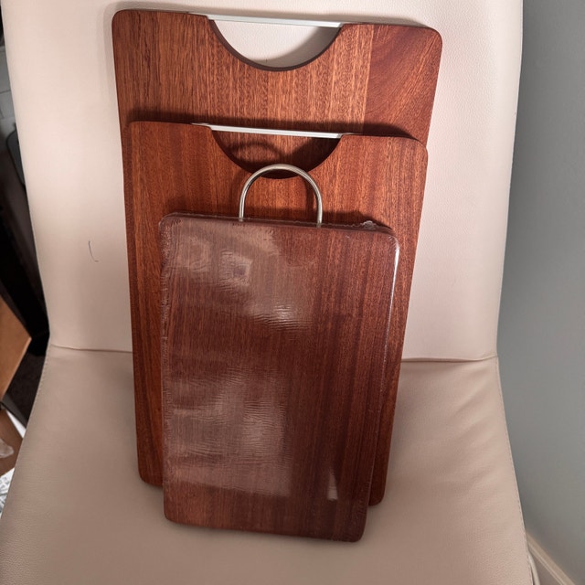 Natural Ebony Wood Cutting Board - 3 Sizes