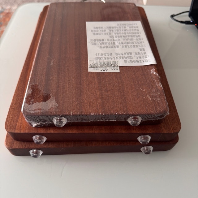 Natural Ebony Wood Cutting Board - 3 Sizes - photo 2