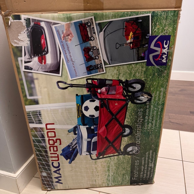 Mac Sports Collapsible Folding Utility Wagon, Red - photo 3