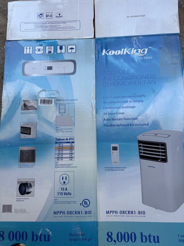 KoolKing 8,000 BTU Portable AC / Dehumidifier / Fan - photo 3