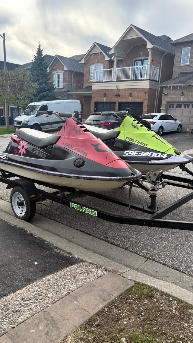 Polaris Jet Skis (2) - Not Running - Trailer Included