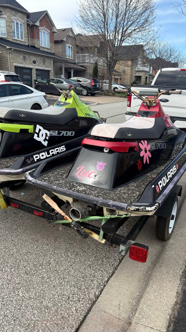 Polaris Jet Skis (2) - Not Running - Trailer Included - photo 3