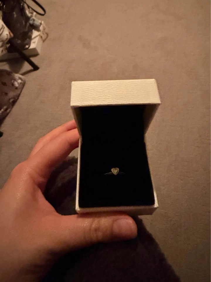 Pandora mini heart promise ring size 4.5 - photo 3