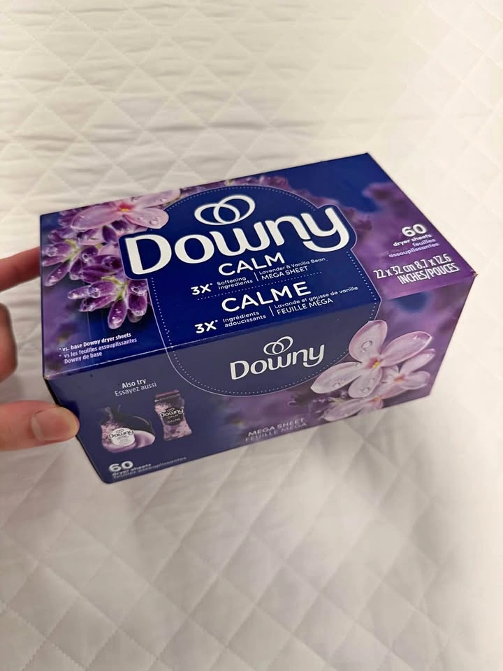 Downy Calm Dryer Sheets (Lavender & Vanilla) 60 Sheets