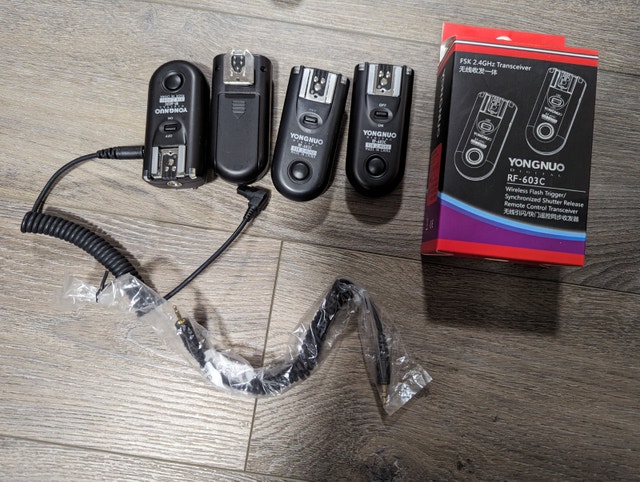 Yongnuo RF603 Flash Triggers