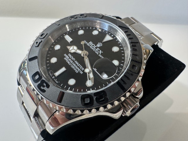 New Mens Black Yacht Master Watch - photo 2