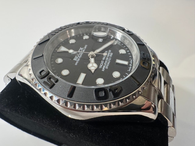 New Mens Black Yacht Master Watch - photo 3
