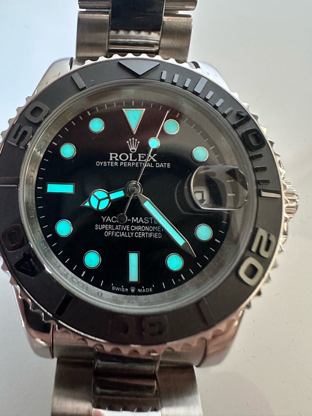 New Mens Black Yacht Master Watch - photo 5