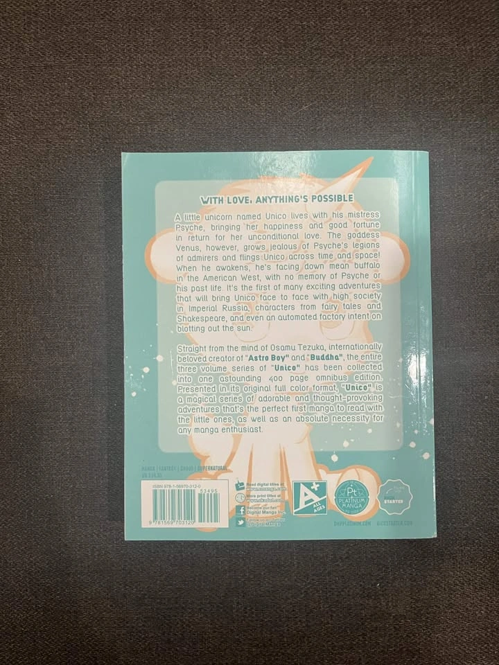 Unico Osamu Tezuka Manga English Rare & OOP First Edition - photo 5