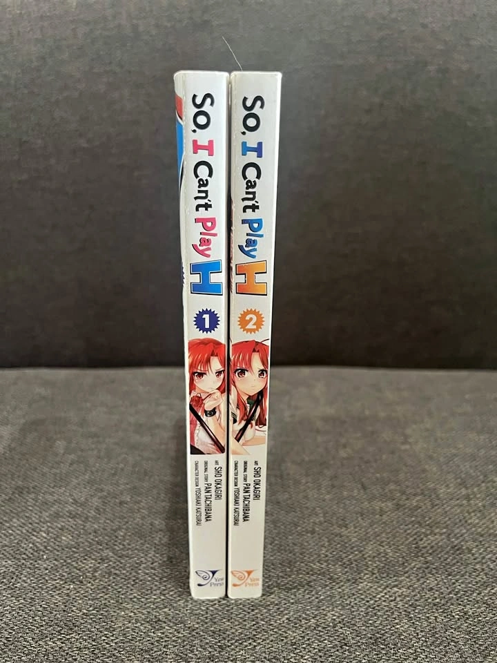 So I Can't Play H Vol. 1,2 Manga OOP Rare