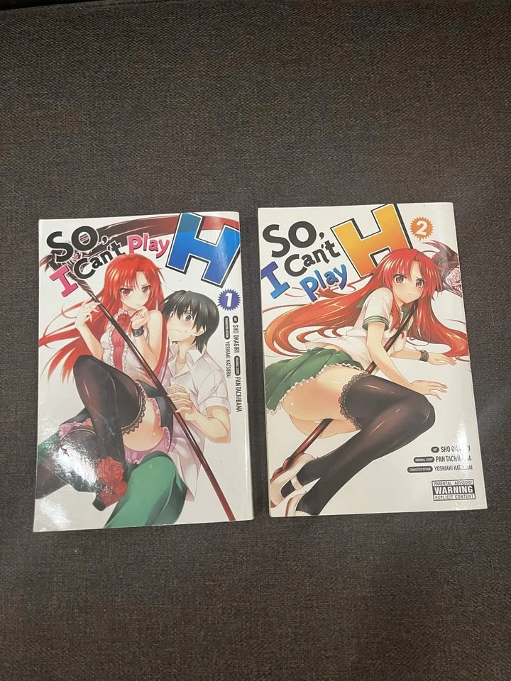 So I Can't Play H Vol. 1,2 Manga OOP Rare - photo 4