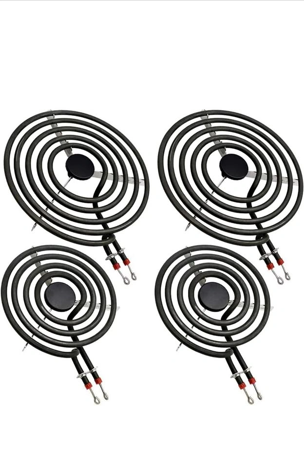 Stove Burners Set of 4 - 2 Big 8", 2 Small 6"