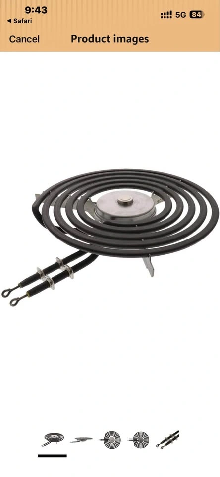 Stove Burners Set of 4 - 2 Big 8", 2 Small 6" - photo 2