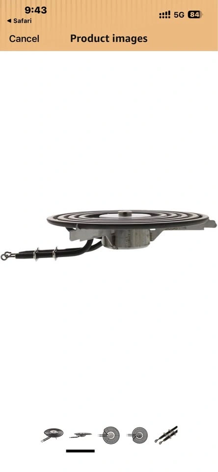Stove Burners Set of 4 - 2 Big 8", 2 Small 6" - photo 3