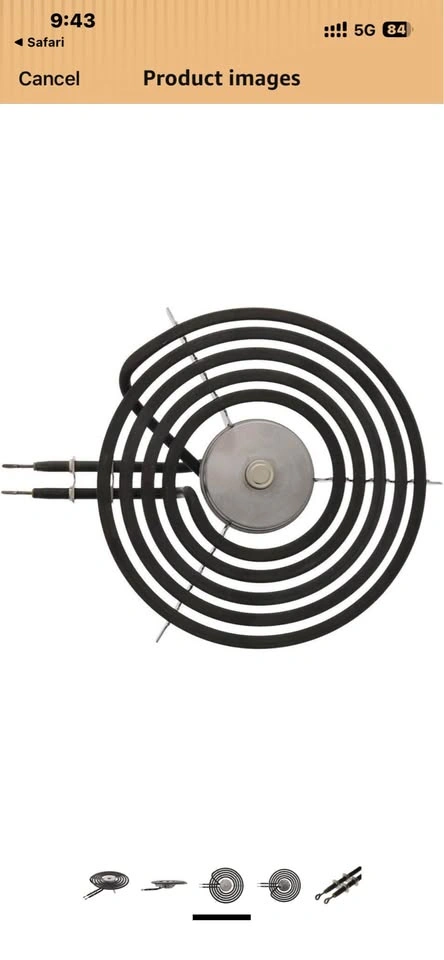 Stove Burners Set of 4 - 2 Big 8", 2 Small 6" - photo 4