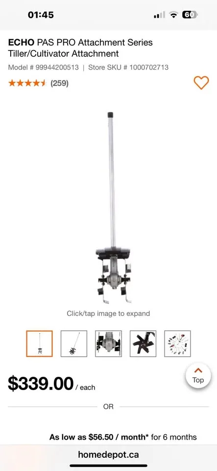 ECHO Tiller/Cultivator Attachment image indicator(4)