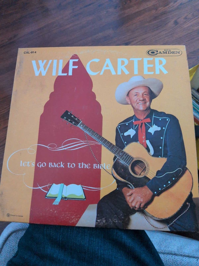 Wilf Carter Excellent condition Vinyl Record