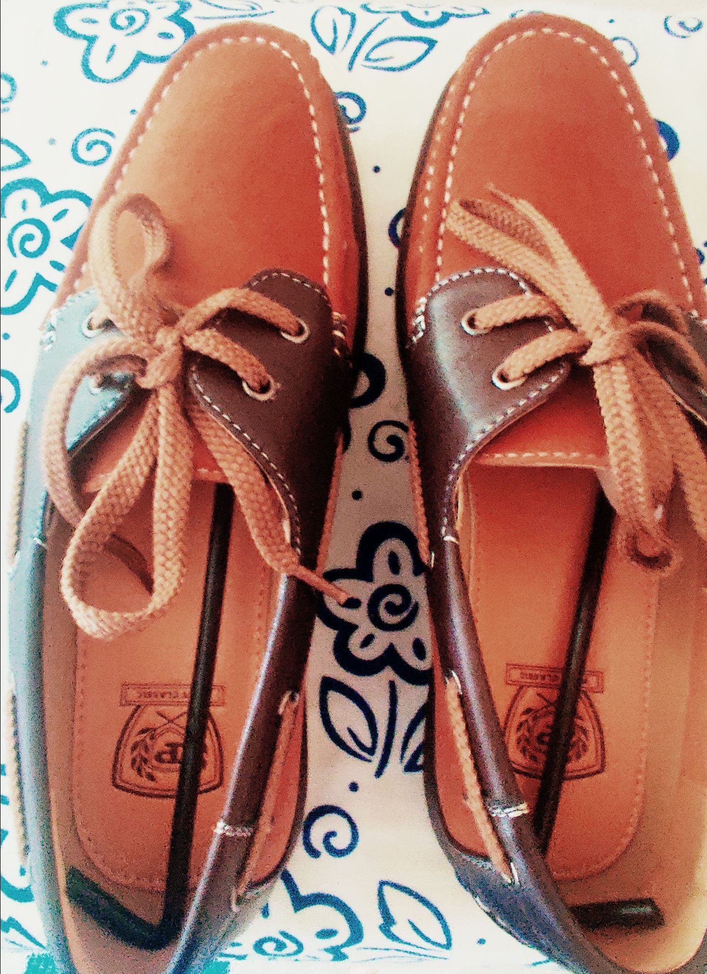 Men’s Mariner Tan and Brown Boat Shoes Size 9 👞🤎✨ - photo 2