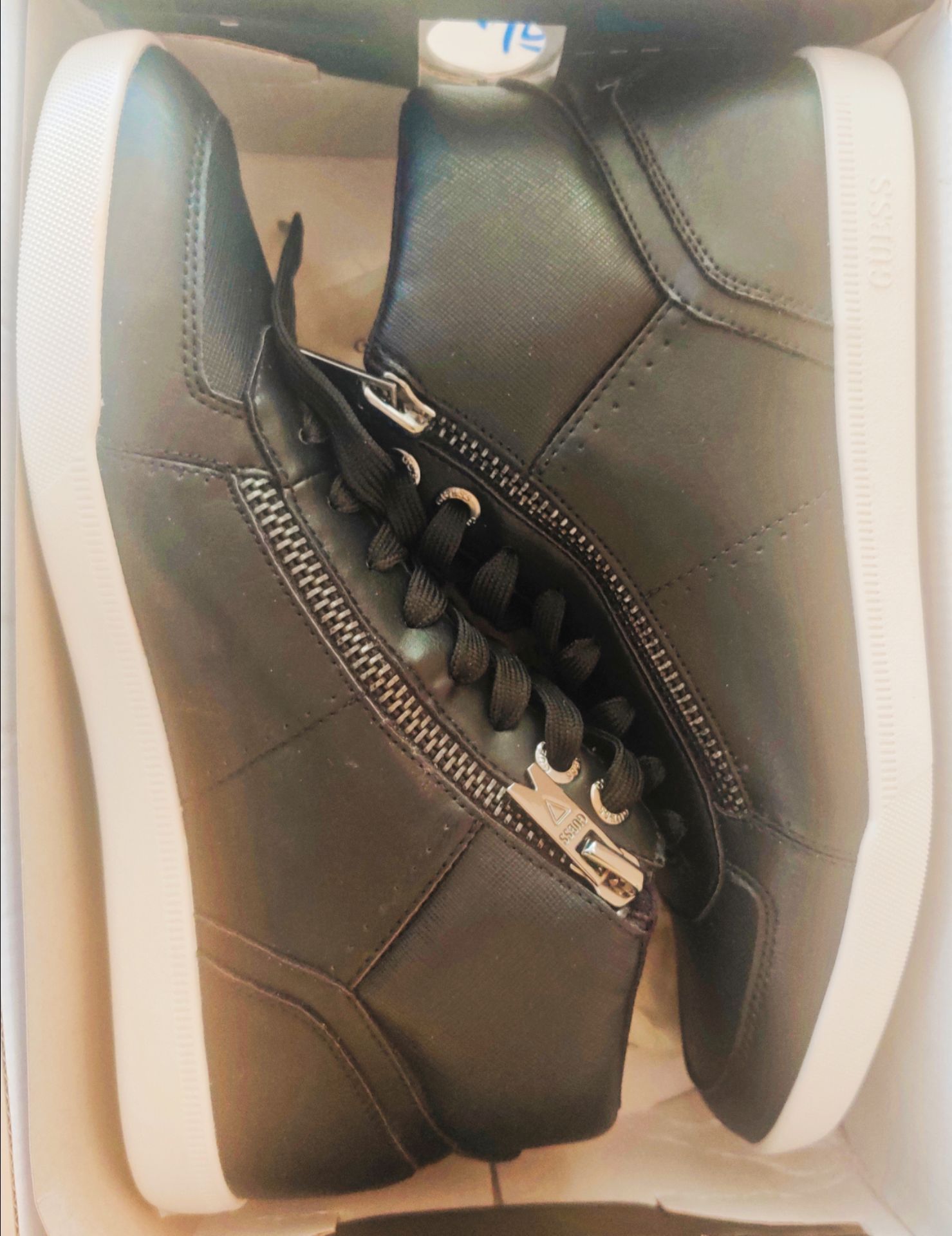 Stylish Guess High Top Sneakers for Sale 👟🖤✨
