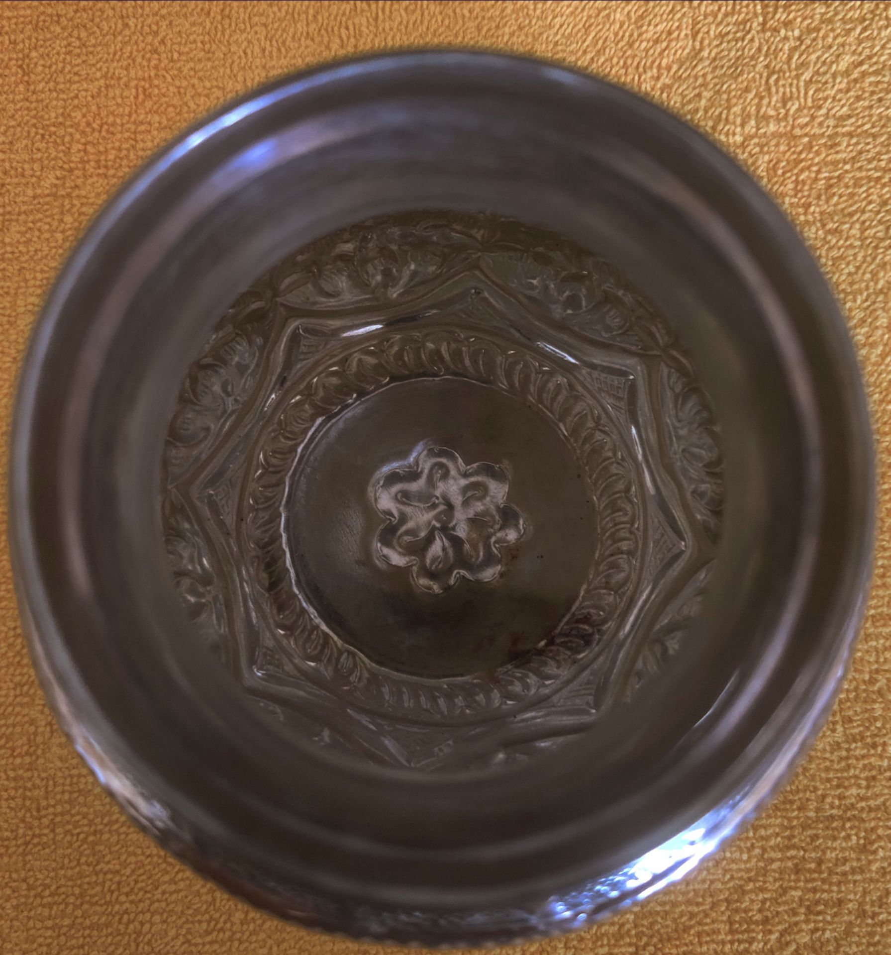 Elegant Silver Vessel with Astalakshmi Design ✨🪔 - photo 3