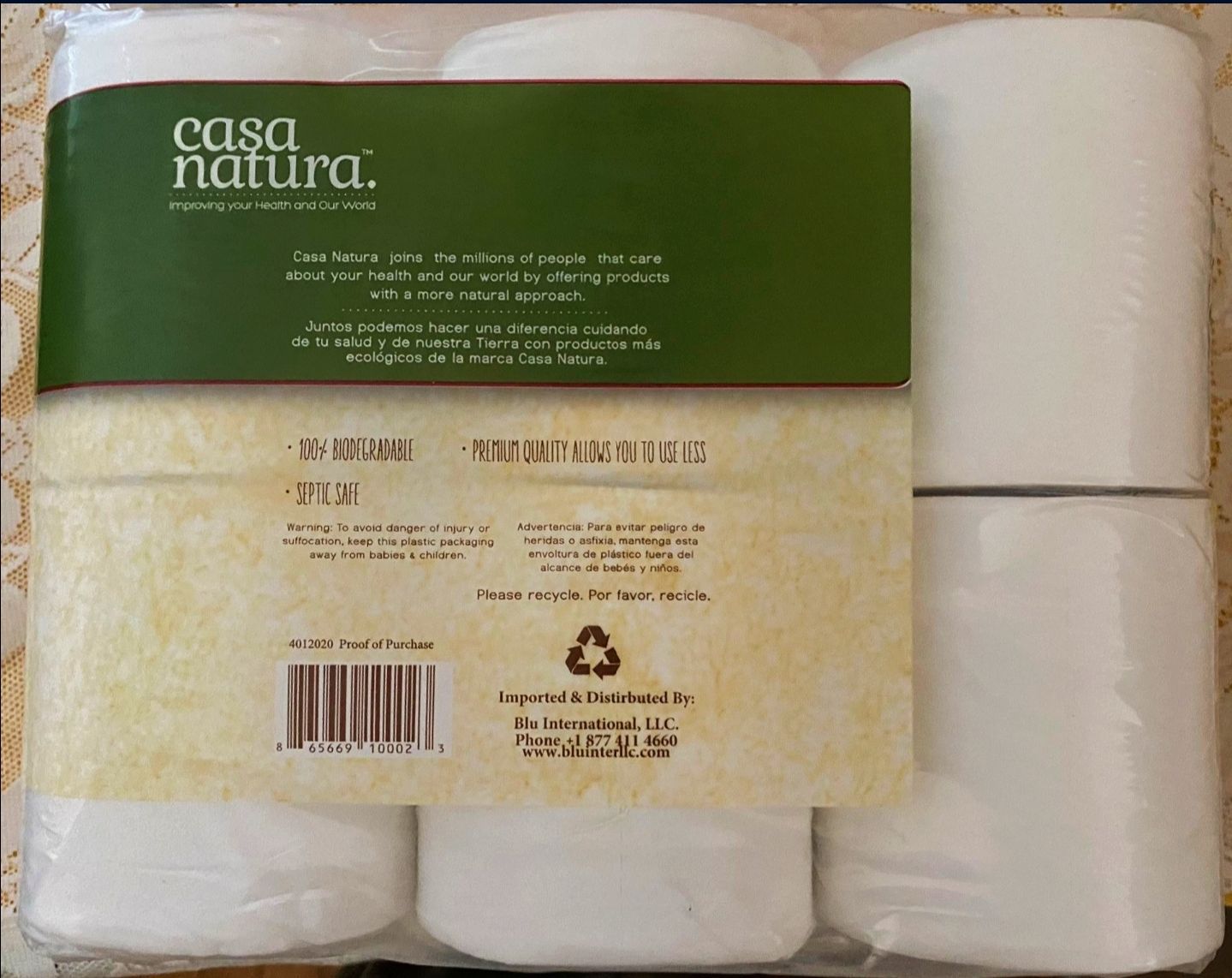 Casa Natura Toilet Tissue - 12 Rolls Pack - photo 2