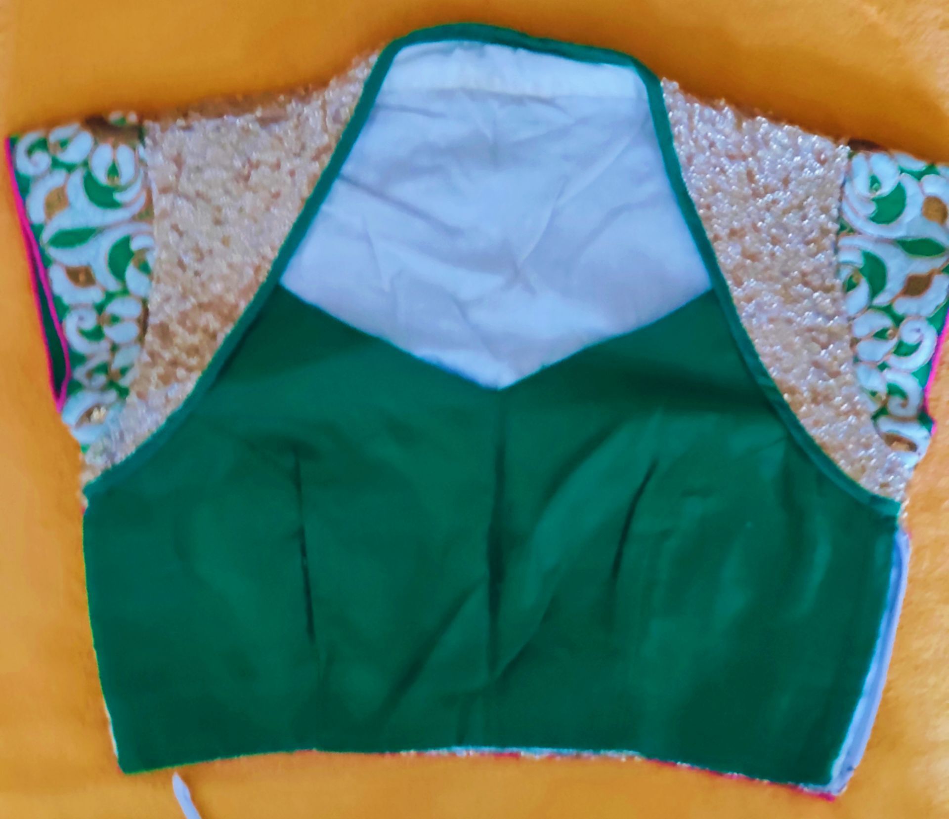 Gorgeous Parrot Green Lehenga Choli with Long Chunni - photo 2