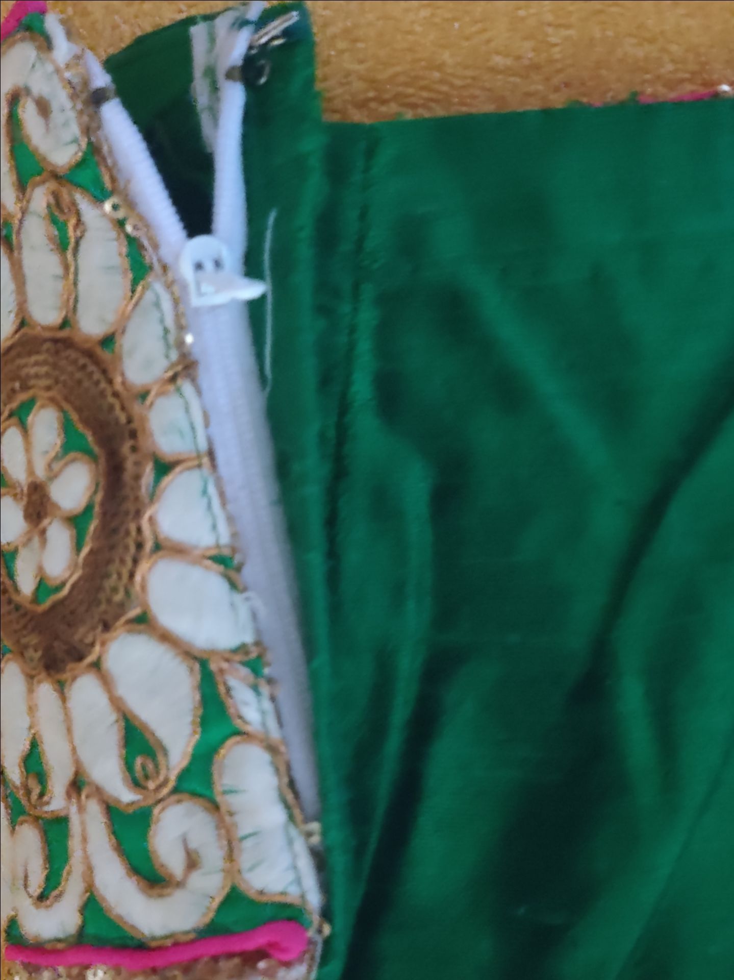Gorgeous Parrot Green Lehenga Choli with Long Chunni - photo 4