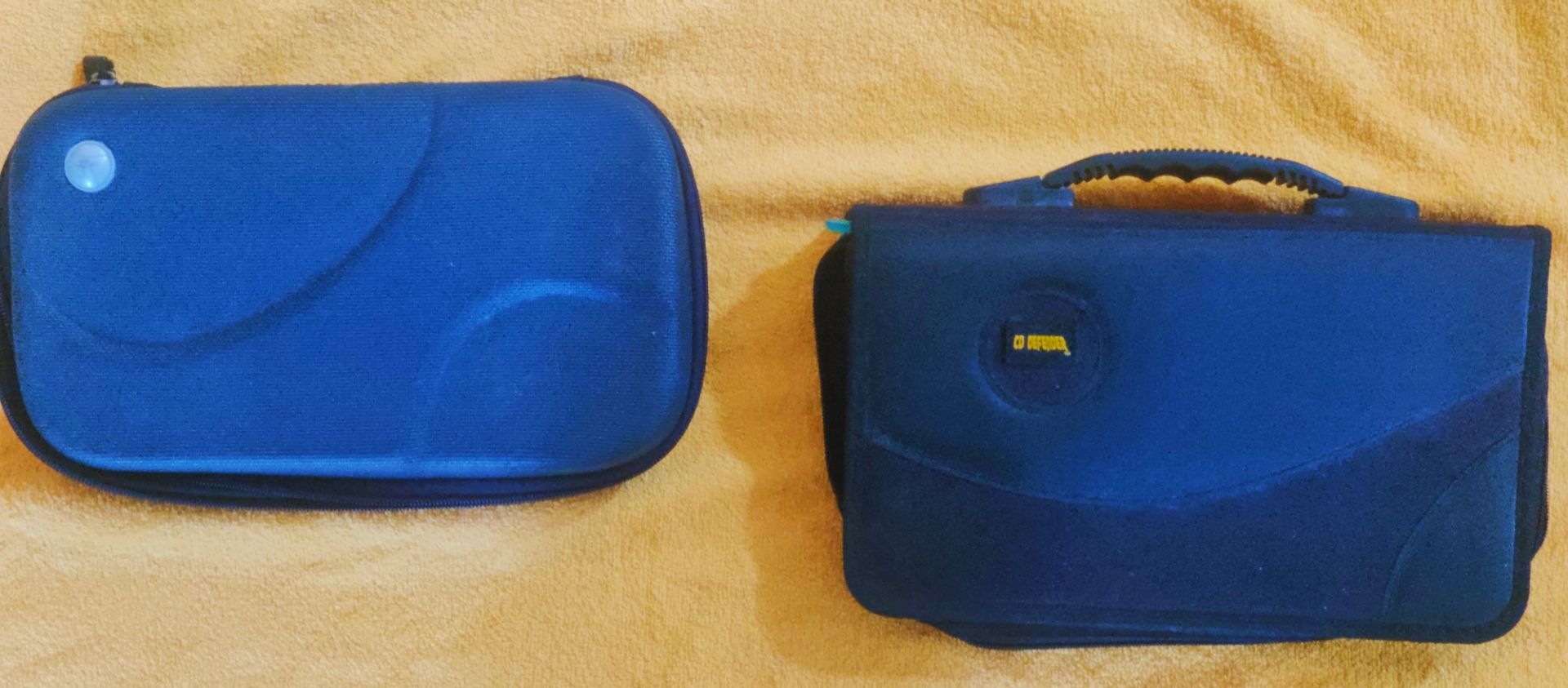 Lot of 2 CD/DVD Storage Cases - Fellowes & CD Supreme