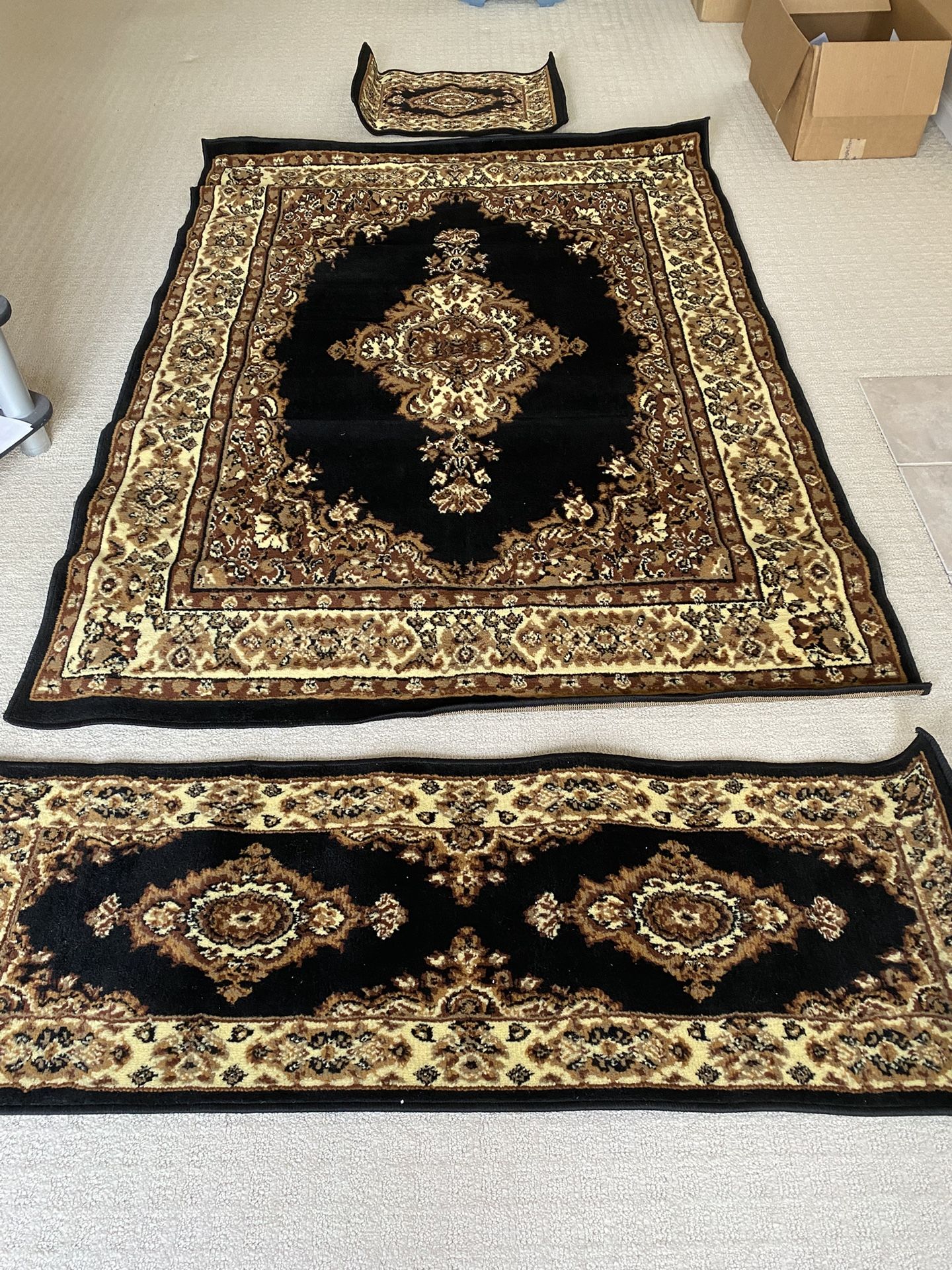 3 Piece Carpet Set - Multi Color Mamluk