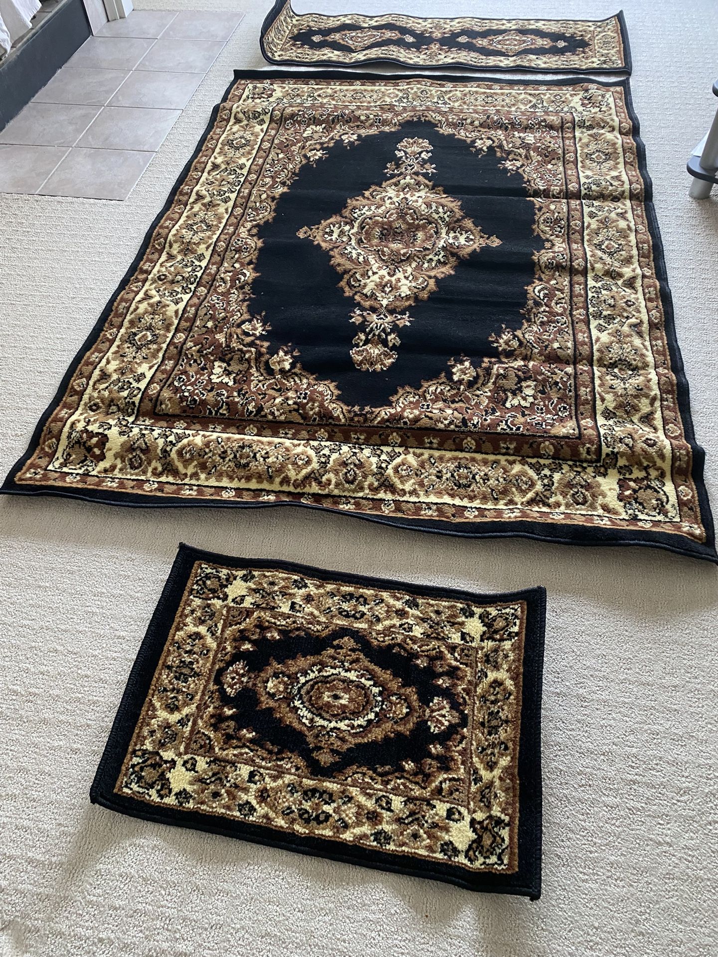 3 Piece Carpet Set - Multi Color Mamluk - photo 2