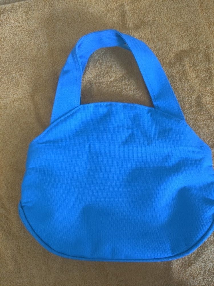 NEW Floral & Blue Lunch Tote Bag with Magnetic Closure - photo 2