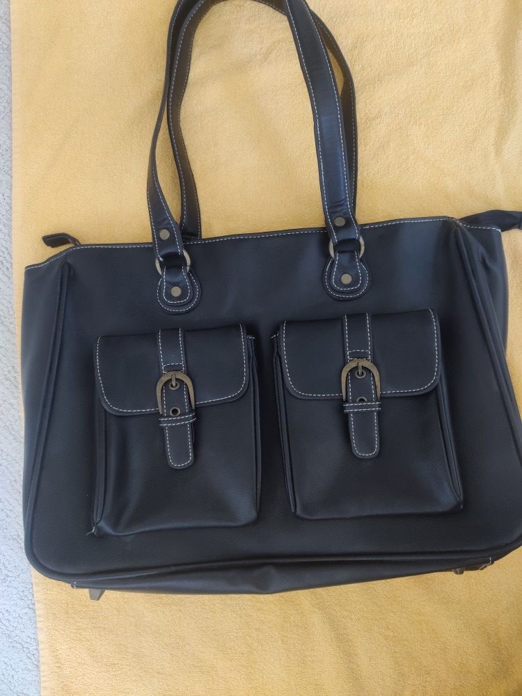 Brand New Foray Burgundy Tote/Laptop Bag