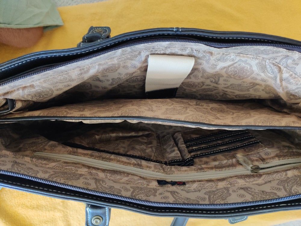 Brand New Foray Burgundy Tote/Laptop Bag - photo 4