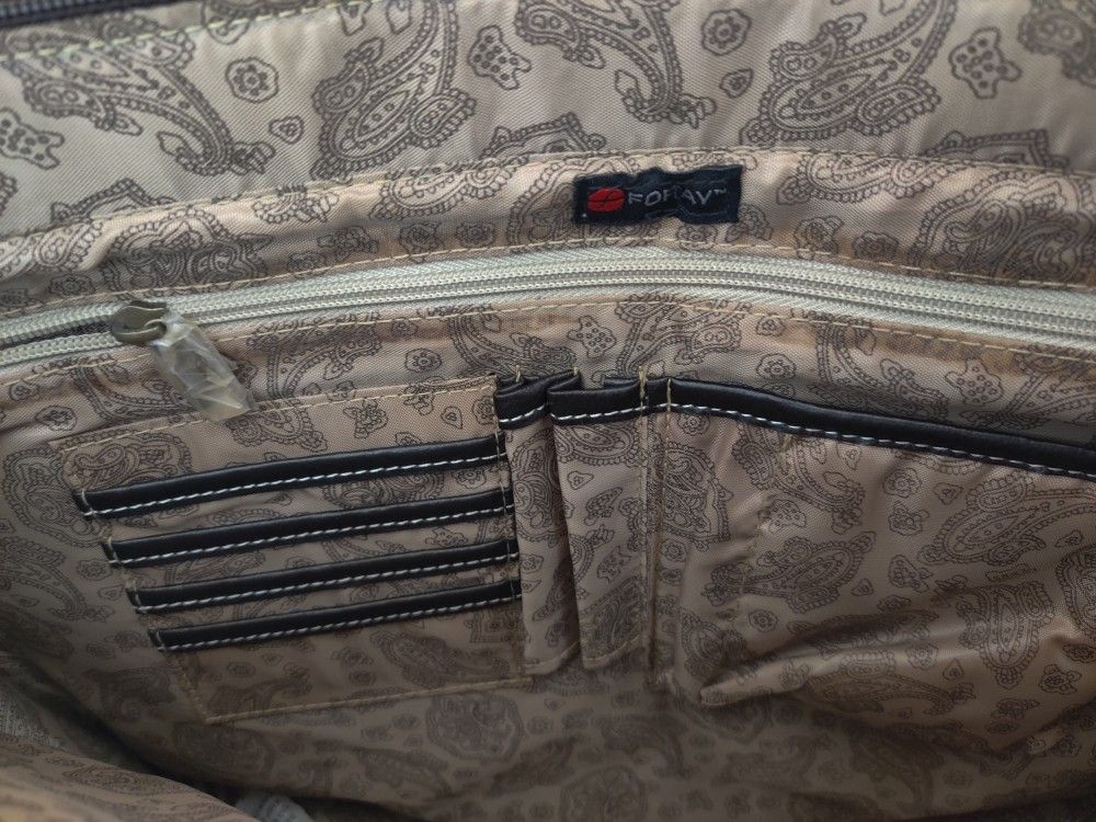 Brand New Foray Burgundy Tote/Laptop Bag - photo 5