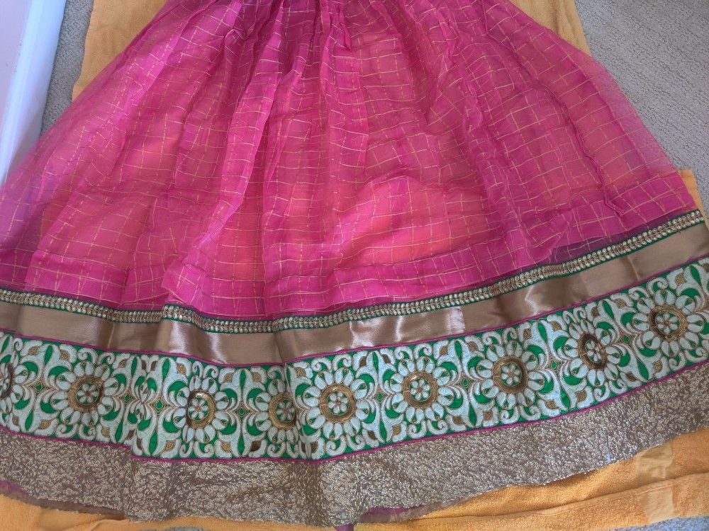 Beautiful Pink & Brocade Lehenga Choli Set - photo 3