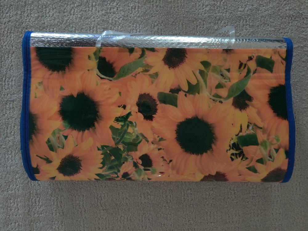 3 Panel Foldable Bamboo & Silver Insulated Mat - NEW - photo 5