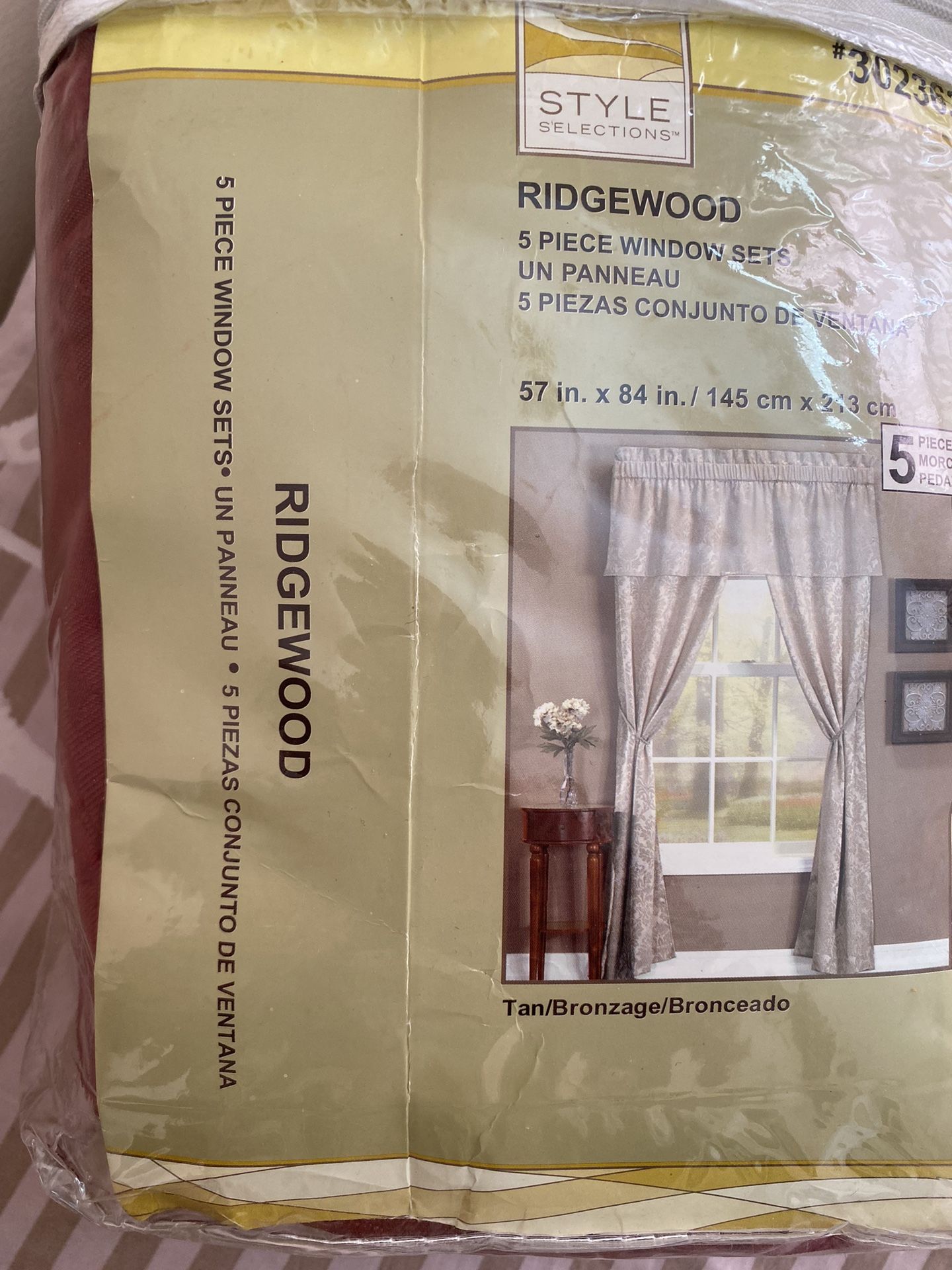 5 Piece Window Set (Curtain)