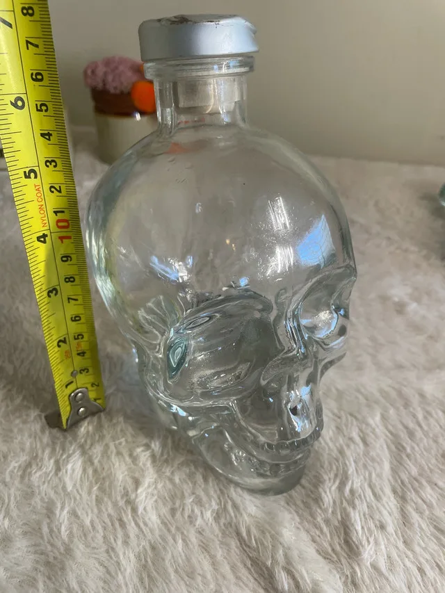 Vintage Empty Liquid Bottles Porclein Glass image indicator(3)