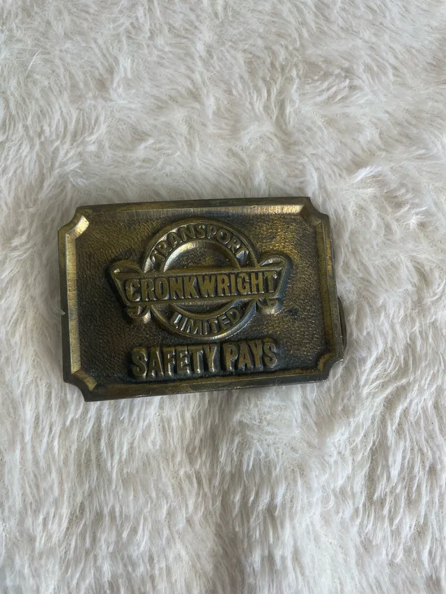 Vintage Steel Brass Pewter Belt Buckle Collection image indicator(4)