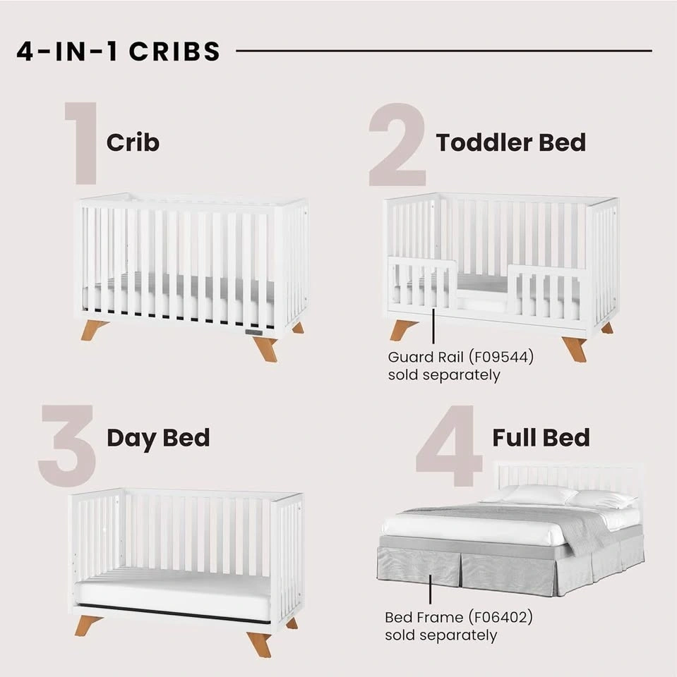 Child Craft Soho 4-in-1 White Crib - Brand New in Box - photo 2
