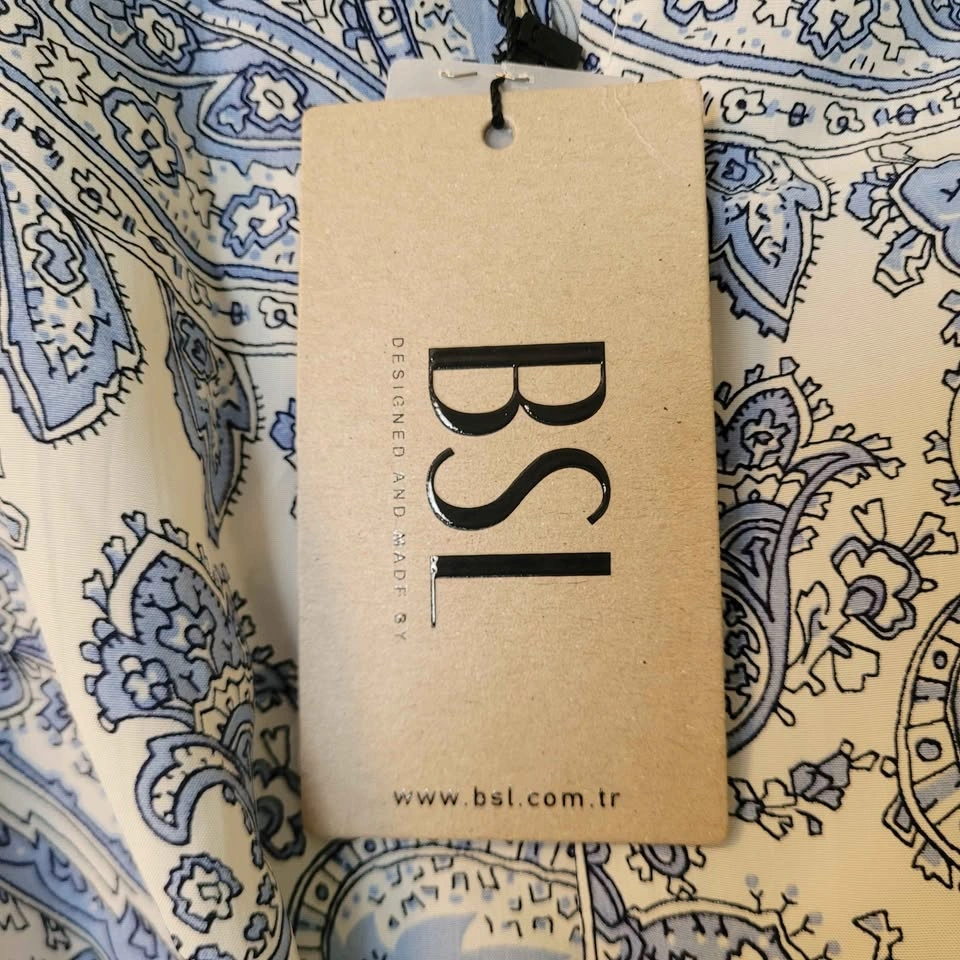 BSL Paisley Print Long Sleeve Midi Dress Size XS $100 OBO - photo 5