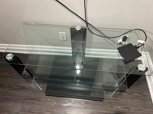 Glass TV 3 Tier Table/Stand