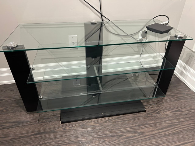 Glass TV 3 Tier Table/Stand - photo 2
