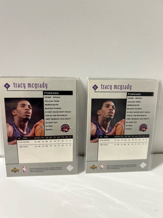 Tracy McGrady Basketball Card Lot Sale - photo 5