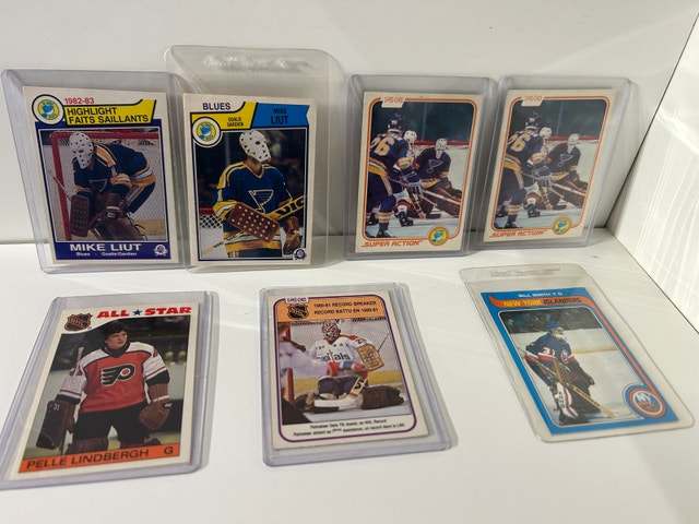 Vintage Hockey Card Lot - 80's Goalies