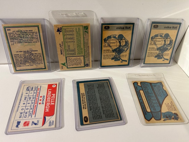 Vintage Hockey Card Lot - 80's Goalies - photo 4