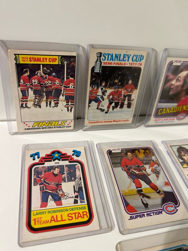 Montreal Canadians/ QC Vintage Hockey Card Lot/ Rookies - photo 3